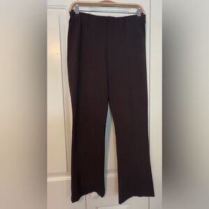 J. Jill Ponte Barely Boot Cut Women's Chocolate Knit Pants